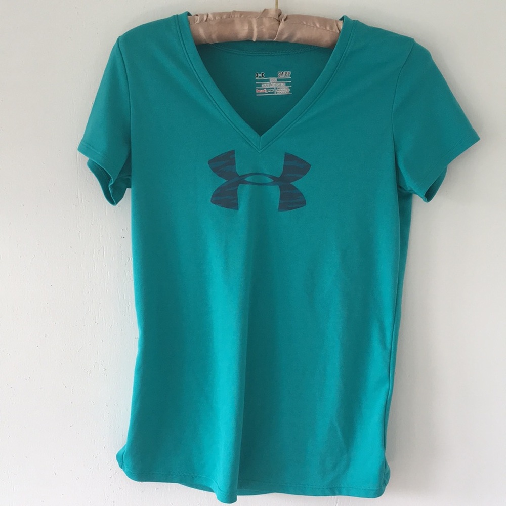 Under Amour Loose heat gear small turquoise